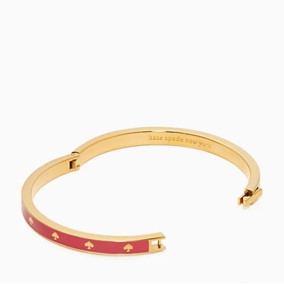 Kate spade spot the spade enamel hinged bangle - Picture 3 of 7